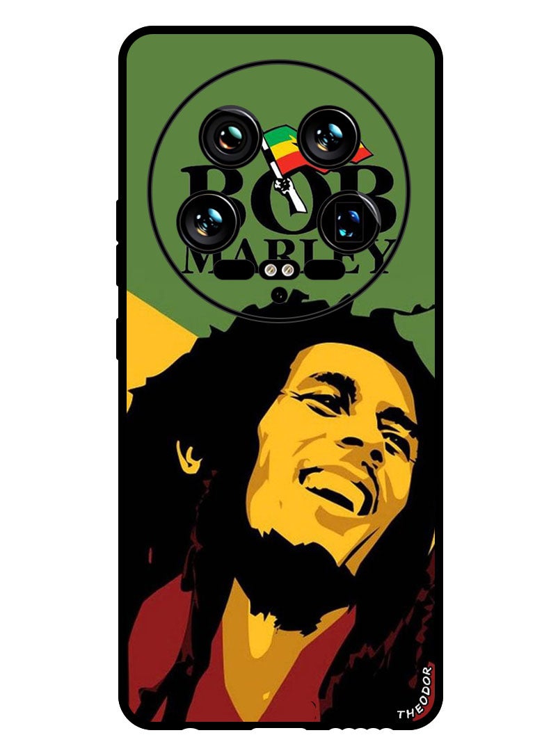 Theodor Protective Case Anti Scratch Shock Proof Bumper Cover For Xiaomi 14 Ultra Bob Marley - Image 1