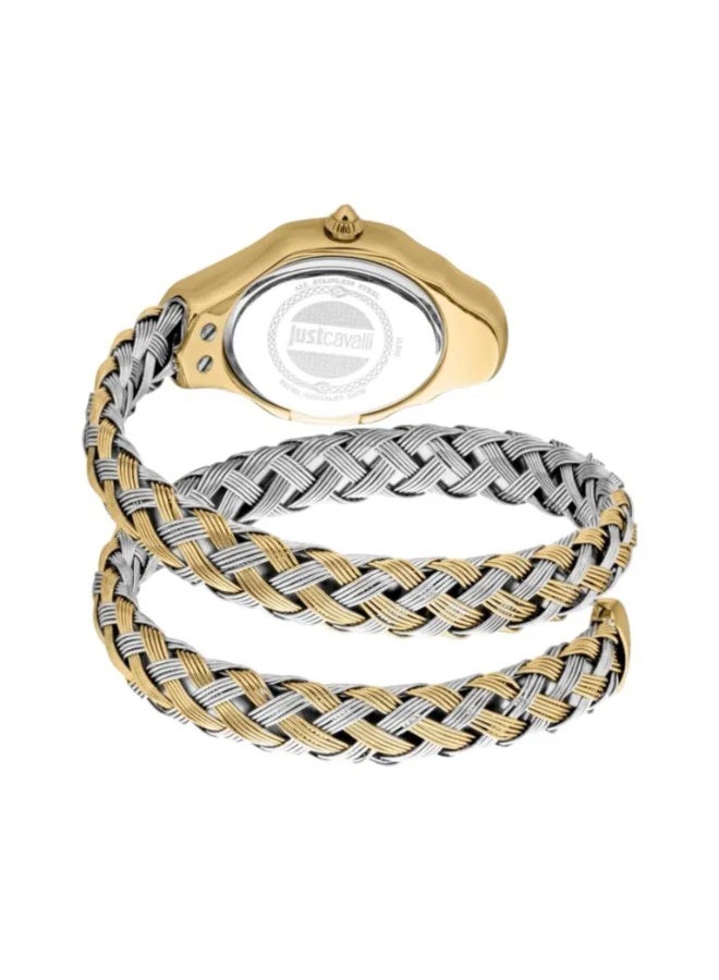 جاست كافالي ساعة جست كافالي للنساء – موديل JC1L305M0055 | تصميم سوار فضي من مجموعة Twined - Image 3