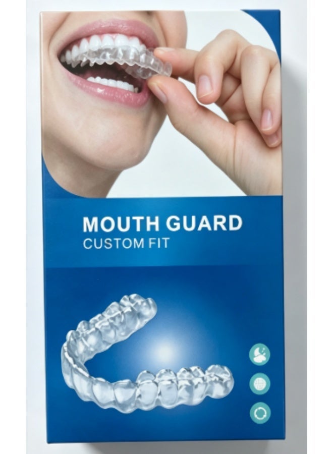 HaLunhi Mouth Guard for Clenching Teeth at Night, Night Guards for Teeth Grinding, Mouth Guard for Grinding Teeth at Night, Reusable Teeth Grinding Mouth Guard, Mouthguards for Grinding of Teeth (4 Piece Set) - Image 2