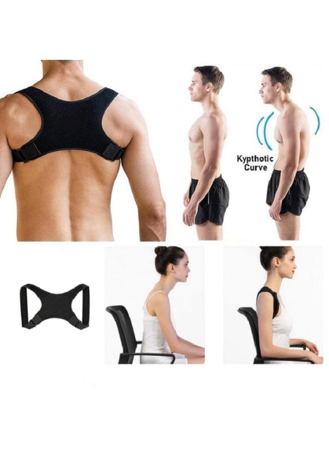 حزام الظهر لتصحيح الوضع وتقويم الكتف مصنوع من مادة قوية وجيدة التهوية ومريحة - Image 4