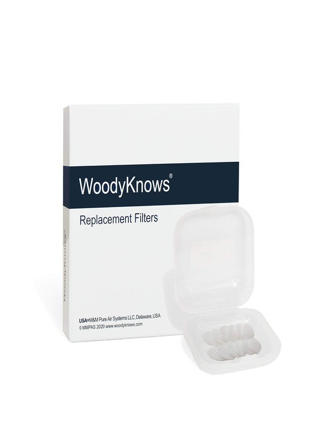 WoodyKnows Super-Defense Nasal Filters (Replacement Filter-Medium, White, 60 Pairs) - Image 1