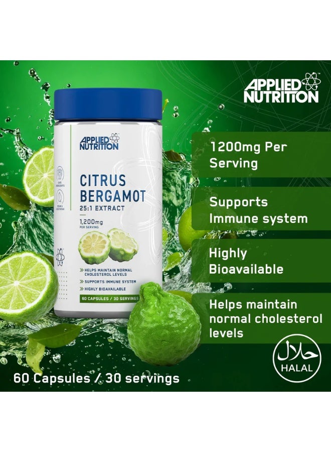 appliednutrition Citrus Bergamot 25:1 Extract, 1200mg, 60 Capsules – Supports Heart Health, Cholesterol Balance & Antioxidant Protection - Image 4
