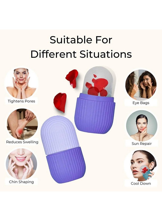 Best Beauty Combo Face Ice roller Disposable Double Sided Transparent Clear Medical Tape for Lingerie | Waterproof Anti-Skid Tape and Beauty Eye Reusable Face Rollers Facial Roller Box - Image 4