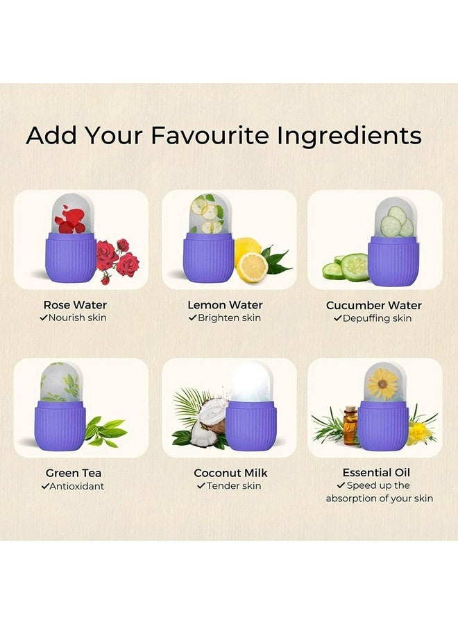 Best Beauty Combo Face Ice roller Disposable Double Sided Transparent Clear Medical Tape for Lingerie | Waterproof Anti-Skid Tape and Beauty Eye Reusable Face Rollers Facial Roller Box - Image 3