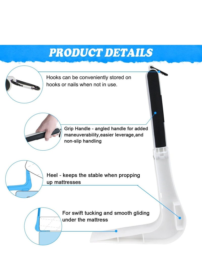 SYOSI - Mattress Lifting Tool, Ergonomic Under Mattress Wedge Elevator Riser for Changing Sheets Mattress Lifter Tool | Bed Made Easy Mattress Lifter | Bed Making Tool - Image 1