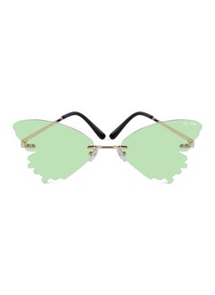 Woggles Strobe Light Green Butterfly Sunglasses  - Image 3