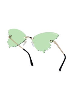 Woggles Strobe Light Green Butterfly Sunglasses  - Image 5