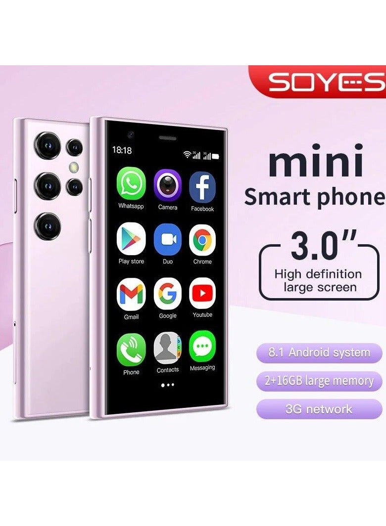 Soyes S23 Pro Mini Smartphone Android 8.1 - 2GB RAM + 16GB Storage, Dual SIM, 3.0" HD Display, WiFi, Bluetooth, 3G Small Mobile Phone - Compact & Powerful - Image 1