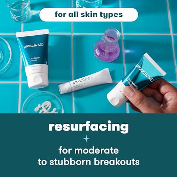 Proactiv MD 3-Step Routine, Ultra-Gentle Face Cleanser, 0.1% Adapalene Gel Treatment, Ultra-Hydrating Moisturizer, 30-Day Acne Treatment Kit - Image 5