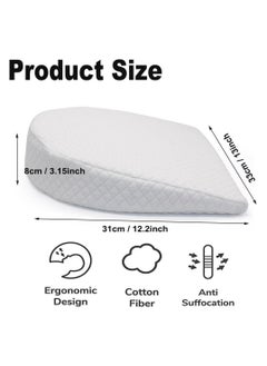 Oasisgalore White Baby Wedge Pillow  - Image 2