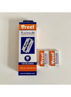 TREET Platinum Super Stainless Double Edge Razor Blades (100 Blades)  - Image 4