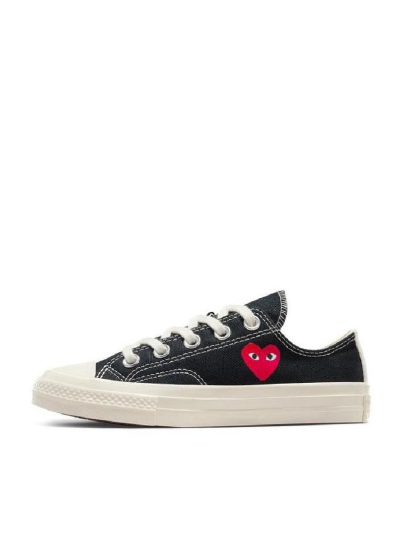 CONVERSE CDG x CONVERSE 1970s Chuck Taylor All-Star Oxygen Play Shoes Black For Men/Women/Students - Image 1