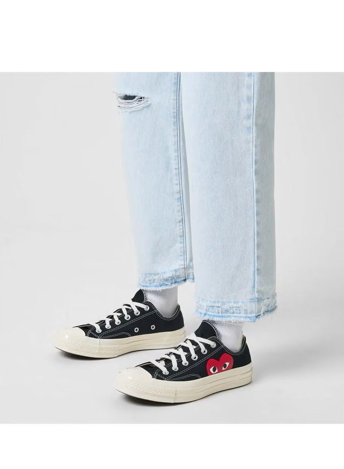 CONVERSE CDG x CONVERSE 1970s Chuck Taylor All-Star Oxygen Play Shoes Black For Men/Women/Students - Image 2