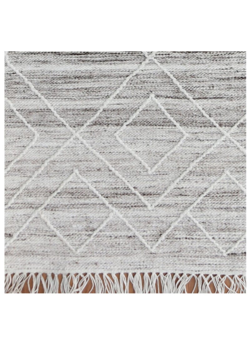 AURUM HOME - AH049D Hand Woven Modern Carpets & Area Rug  Indoor Living Dining Bedroom Room and Gallery Wool, Rectangle - Image 1