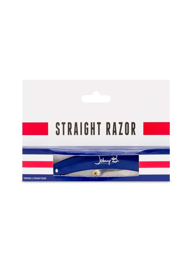 JOHNNY B. Professional Barber Straight Edge Razor, Blue - Image 3