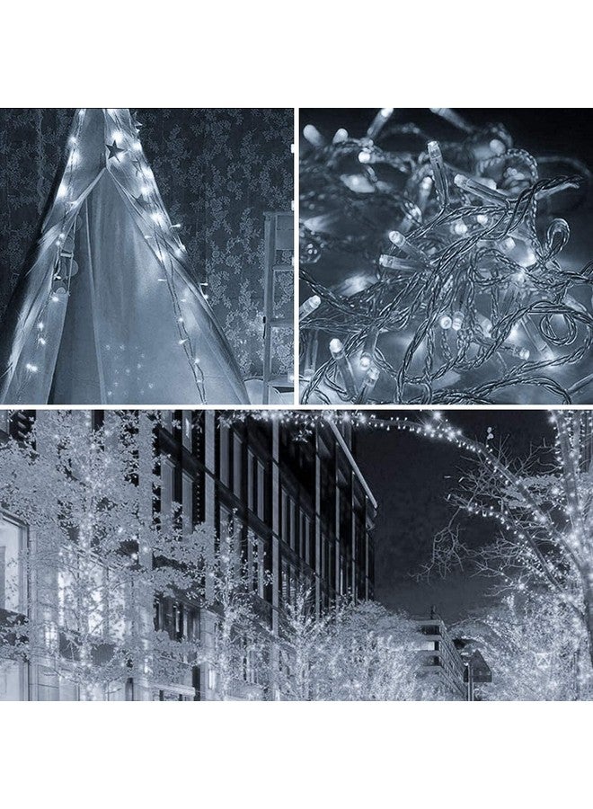 الجستو سلسلة أضواء LED متسلسلة بطول 20 متر من Gesto - سلك نحاسي مقاوم للماء بمقبس تيار متردد - أضواء بيضاء لتزيين المنزل | إضاءة خيالية لتزيين ديوالي، أضواء للشرفة الخارجية، الكريسماس - (أبيض | عبوة من قطعة واحدة) - Image 3