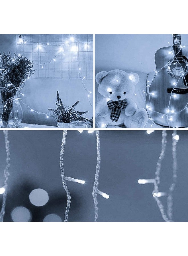 الجستو سلسلة أضواء LED متسلسلة بطول 20 متر من Gesto - سلك نحاسي مقاوم للماء بمقبس تيار متردد - أضواء بيضاء لتزيين المنزل | إضاءة خيالية لتزيين ديوالي، أضواء للشرفة الخارجية، الكريسماس - (أبيض | عبوة من قطعة واحدة) - Image 2