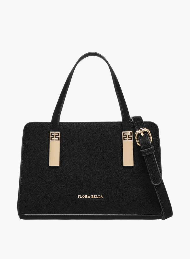 فلورا بيلا من شو إكسبرس Solid Tote Bag with Double Handle and Zip Closure