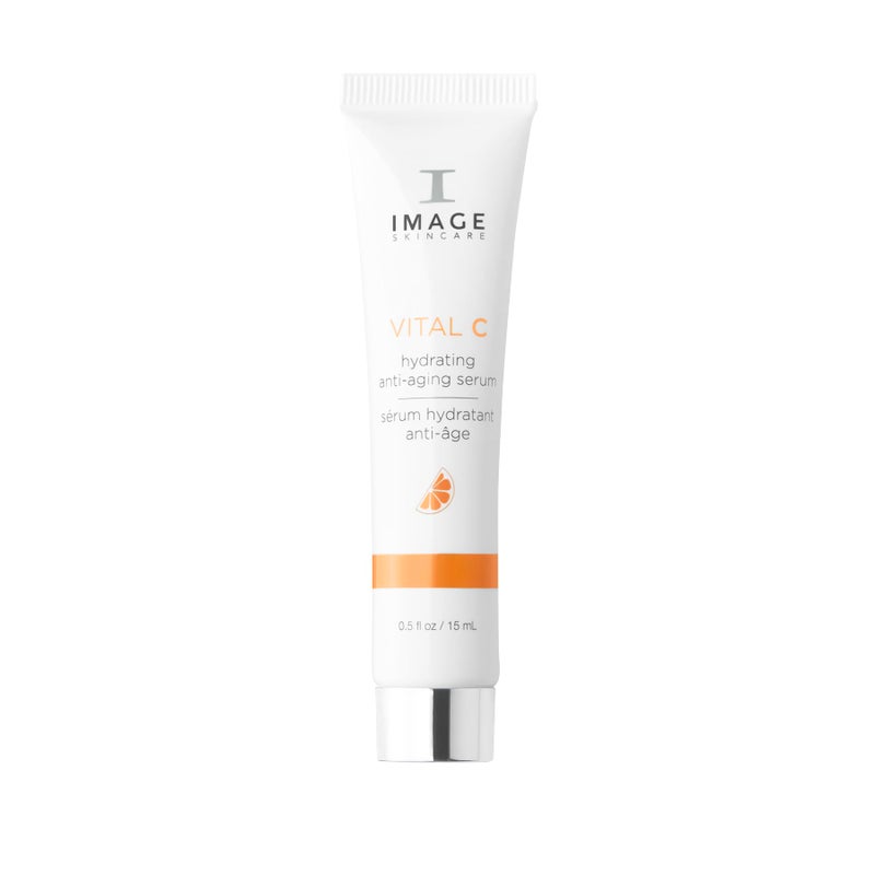 IMAGE Skincare, VITAL C Hydrating Anti-Aging Serum, with Potent Vitamin C to Brighten, Tone and Smooth Appearance of Wrinkles, Sample Size 0.5 fl oz - Image 1