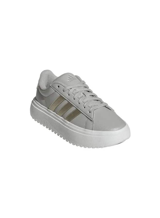 adidas جراند كورت بلاتفورم رمادي رياضي 3.5