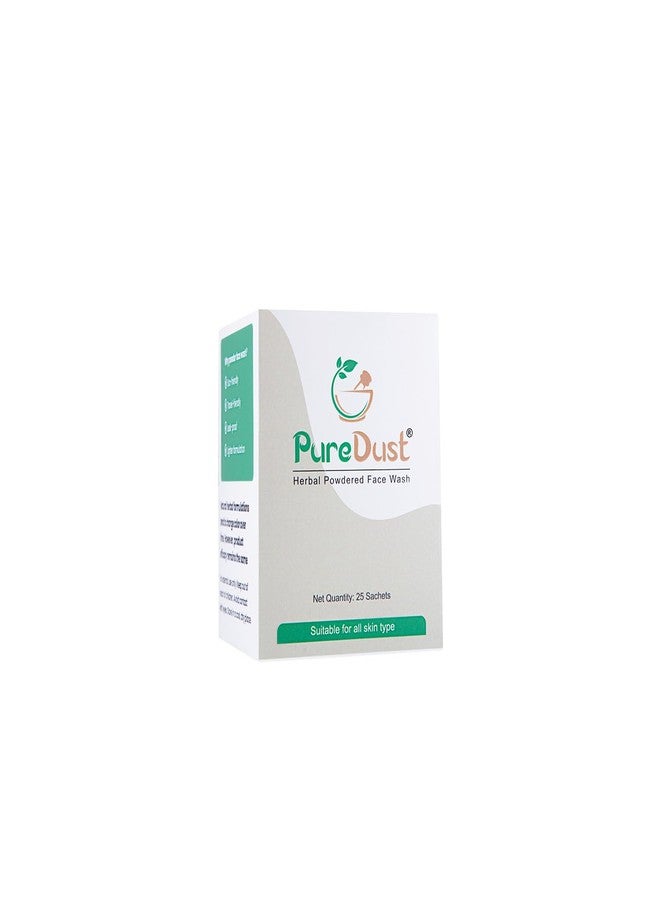 PureDust أكياس مسحوق الأعشاب الطبيعية من بيور داست لجميع أنواع البشرة - عبوة من 25 كيسًا، 50 غرامًا - تساعد في تقليل حب الشباب والتحكم في إفراز الزيوت، مناسبة للسفر ومعتمدة من إدارة أمن النقل الأمريكية - تكفي حتى 100 غسلة - Image 2