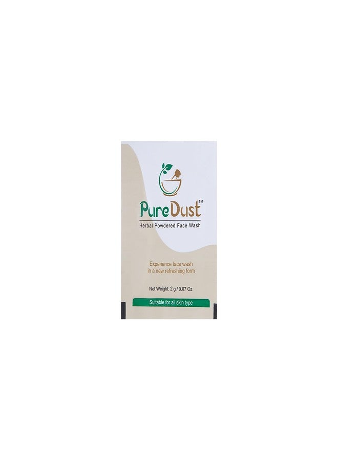 PureDust أكياس مسحوق الأعشاب الطبيعية من بيور داست لجميع أنواع البشرة - عبوة من 25 كيسًا، 50 غرامًا - تساعد في تقليل حب الشباب والتحكم في إفراز الزيوت، مناسبة للسفر ومعتمدة من إدارة أمن النقل الأمريكية - تكفي حتى 100 غسلة - Image 3