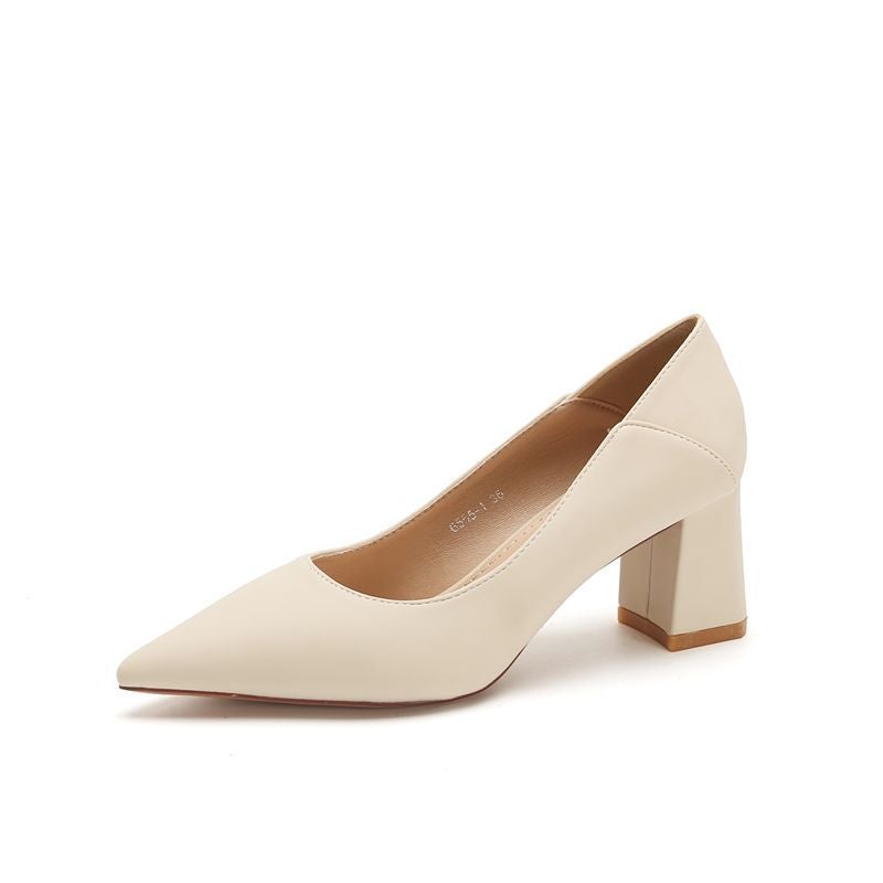 Pumps Casual Cream Breathable Women's Shoes - Image 1