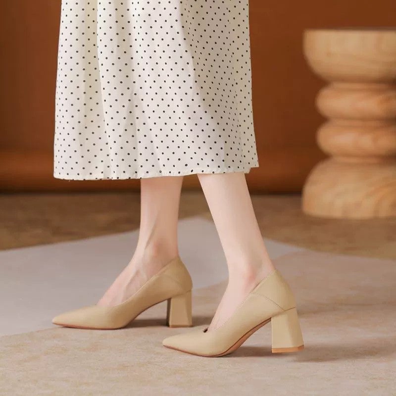 Pumps Casual Cream Breathable Women's Shoes - Image 4