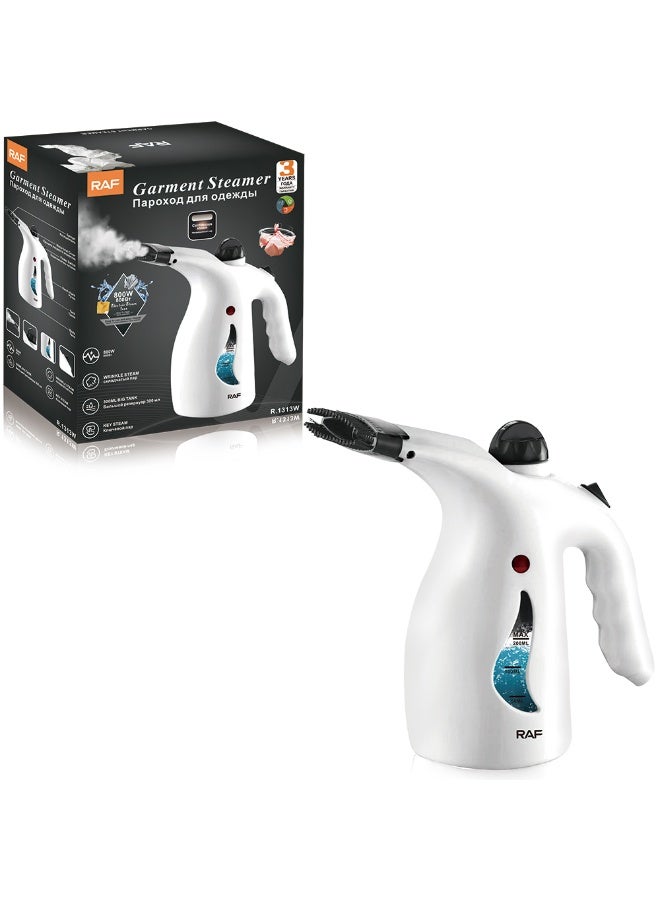 RAF Durable and Stylish Garment Steamer with High Steam Efficiency, Easy Handling, Quick Refilling Tank, and Compact Size Perfect for Maintaining Neat, Wrinkle-Free Clothes Anytime Anywhere with Convenience - Image 1