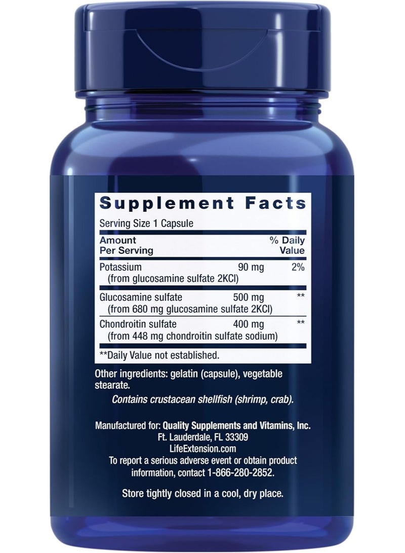 Life Extension Glucosamine/Chondroitin, 90 Capsules  - Image 2
