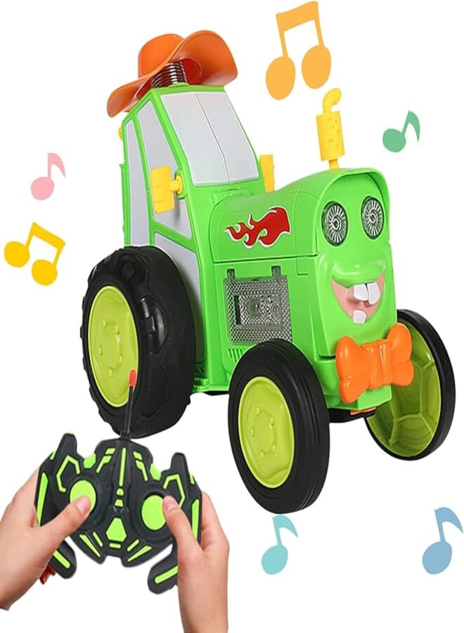 Swing Stunt Dancing Car - Crash Resistant Remote Control Car Electric Race Stunt Toy - Rechargeable RC Stunt Car Toys for Boys Girls Birthday