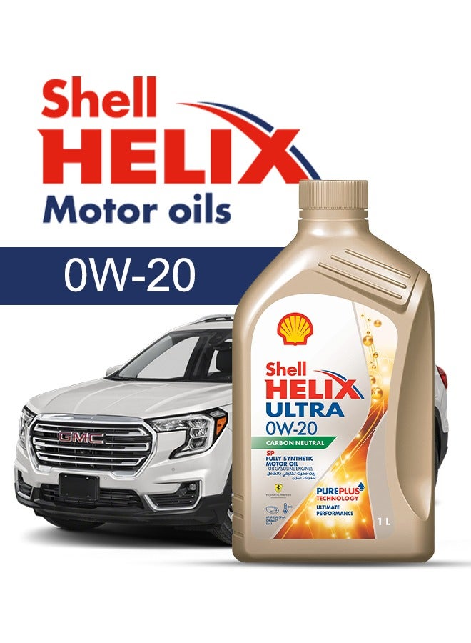 Shell Engine Oil – For GMC Terrain V6 2017 - 2010, 6 Liter,  0w20 Shell - With Engine Oil Filter - 2011 2012 2013 2014 2015 2016 2017