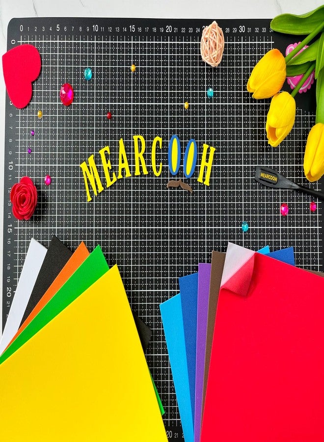 MEARCOOH Self Adhesive Foam Sheets, 10 Colors 9x12 Inch 2mm Sticky Eva Foam Paper for Crafts Cardmaking Photo Frames Classroom Scrapbooking Christmas Crafts (Multi-Color 10 Sheets) - Image 3
