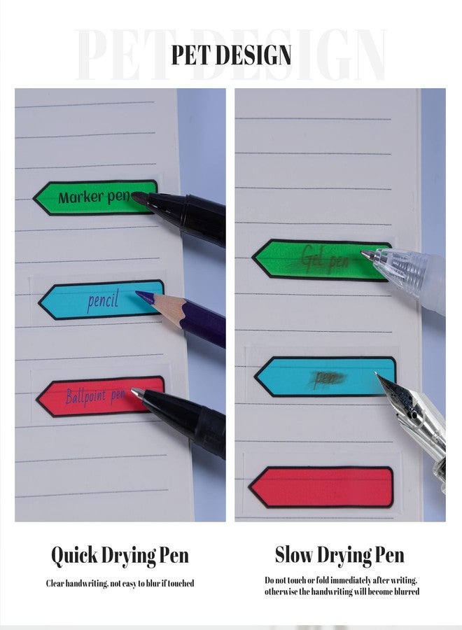 Golcellia 3 X 300 Tablets, Transparent Sticky Notes, Page Markers, Book Tabs, Sticky Note Tabs, Sticky Tabs, Page Tabs, Label Stickers, Arrow Flags, Pop-up Page Flags - Image 3