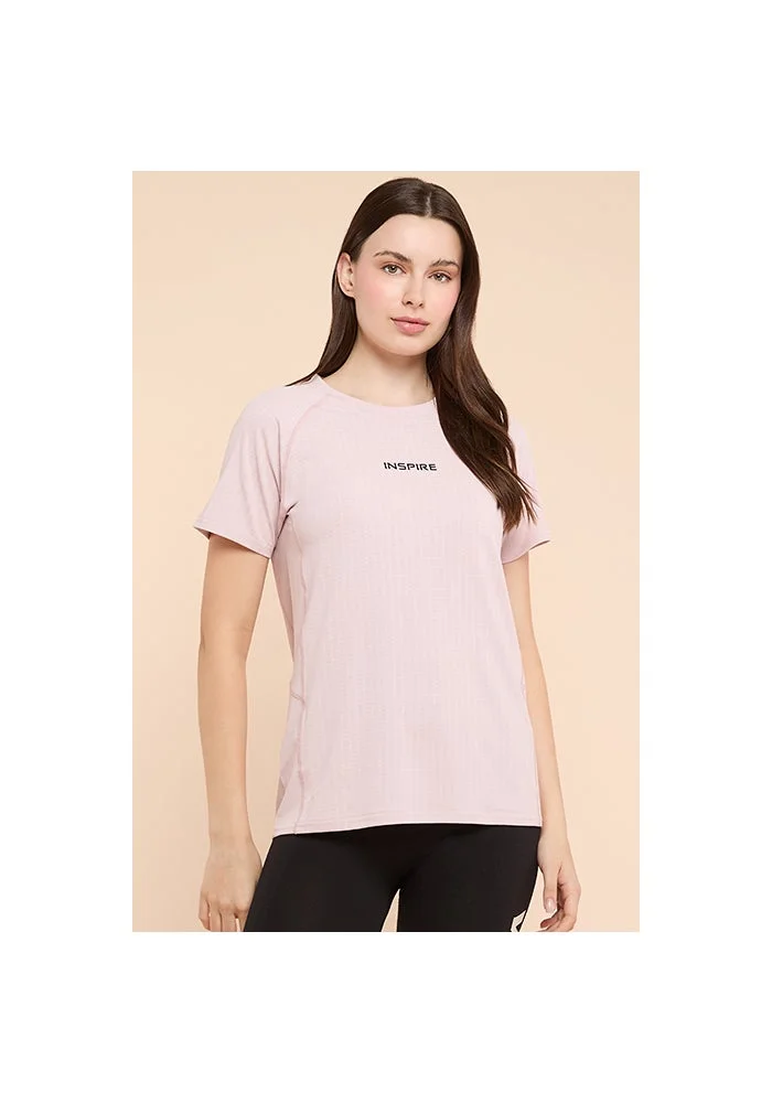 أر أند بي Typography Print T-Shirt with Crew Neck and Short Sleeves