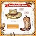 Lidmada 4Pcs Western Cowgirl Party Balloons Cowgirl Boot Balloon Cowboy Hat Foil Balloons Western Cowgirl Birthday Party Decorations Last Rodeo Bachelorette Party Supplies Brown - Image 2