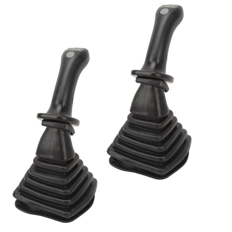 2Pcs 3 Button Excavator Joystick Handles with Dust Cover Replacement for Doosan DH DX150 215 225 300 370‑9C - Image 1