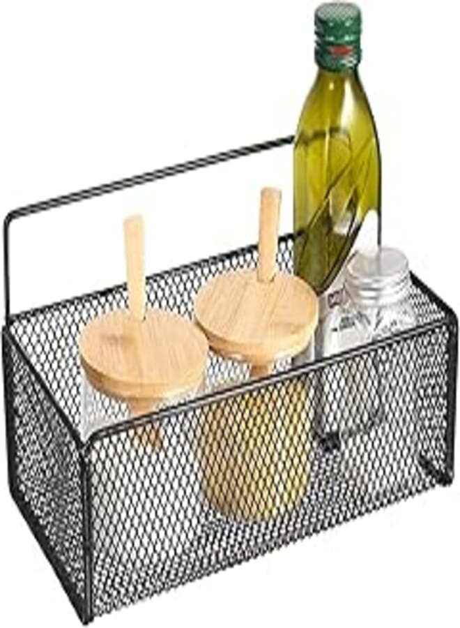 OSALADI OSALADI Wall Mount Wire Basket Wall Mounted Metal Basket Iron Wire Mesh Baskets Hanging Shower Fruit Vegetable Holder Organizer Kitchen Wall Basket for Bathroom Kitchen Metal Wire Baskets