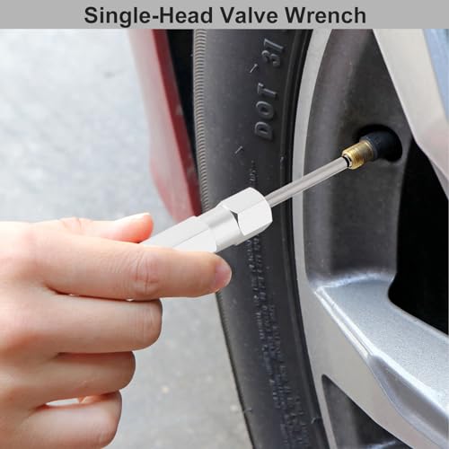 PUIBERS Magnetic Valve Core Removal Tool,Schrader Valve Stem Removal Tools Stem Puller, Great Stainless Steel Tire Valves Tool for Schrader Cores (4 Inch Length) - Image 5