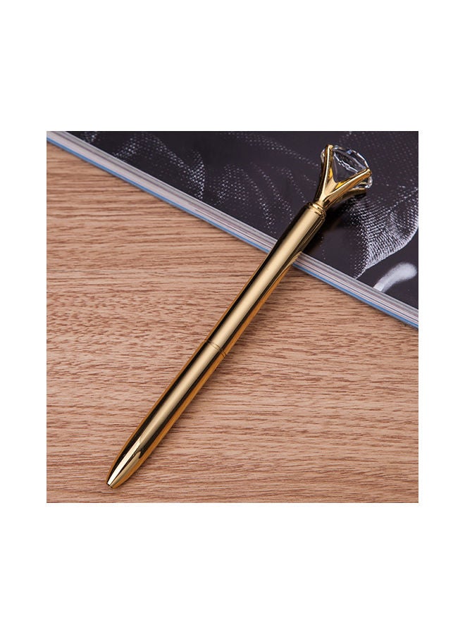 NIBEMINENT 3-Piece Crystal Large Diamond Ballpoint Pen Set Multicolour