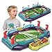 OLEOCA Soccer Board Game 2 in 1 Foosball Sling Puck Game Set with Dual Control Handles Scorekeeper and Goal Bell Soccer Toys for Kids Ages 3 - Image 2