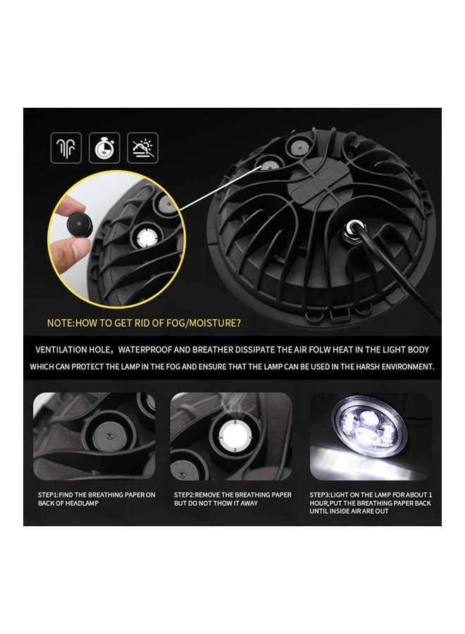 NIBEMINENT 500W Round LED Car Headlight - Image 4
