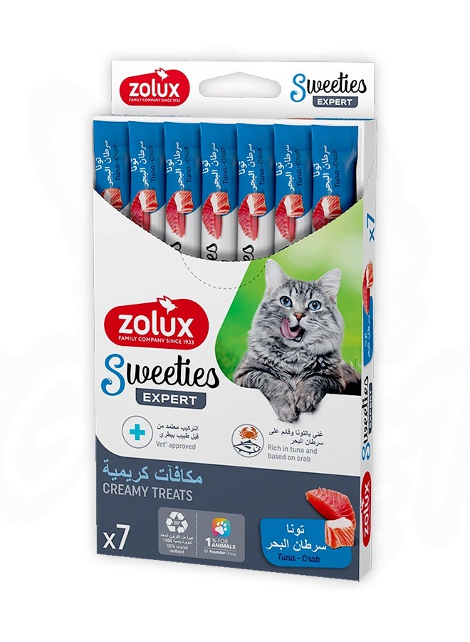 ZOLUX Sweeties Tuna And Crab Treats for Cats – 14 GM (Pack Of 7) - Image 1