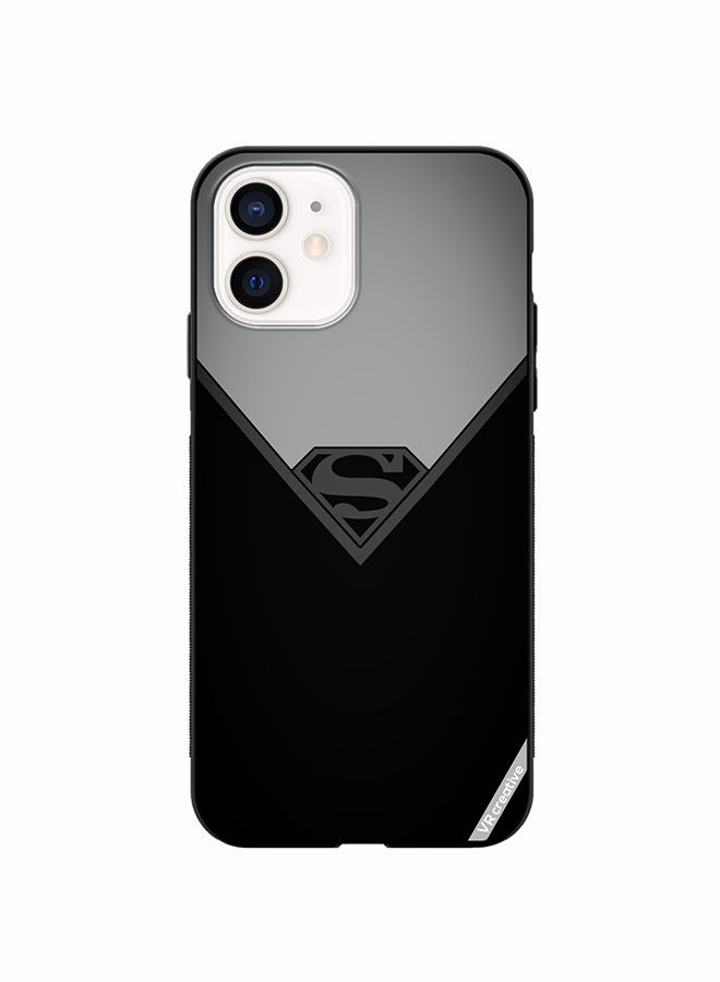VR CREATIVE Protective Case Cover For Apple iPhone 12 mini Simple Superman Design Multicolour - Image 1