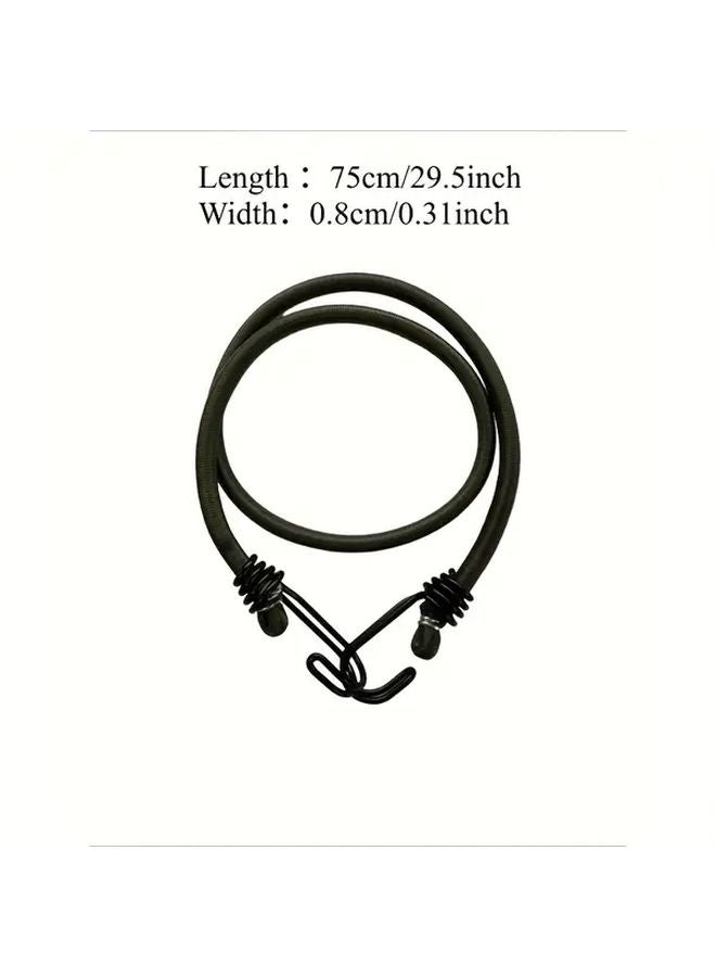 Double Hook Elastic Rope 10pcs Heavy Duty Wear Resistant for Camping Bicycles Motorcycles Cargo Securing - Image 4