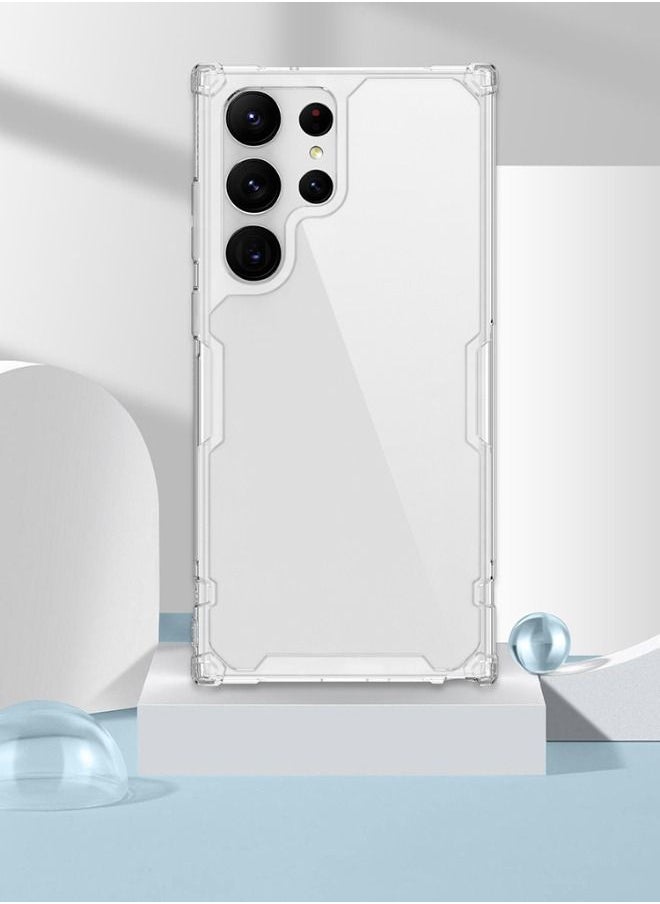 Nillkin Samsung Galaxy S23 Ultra Protective Case Clear, High Transparency Shockproof Phone Case, Four Corner Airbags Anti-Drop and Shock-Proof All-Round Protection, Anti-Yellowing, Anti-Scratch  - Image 3