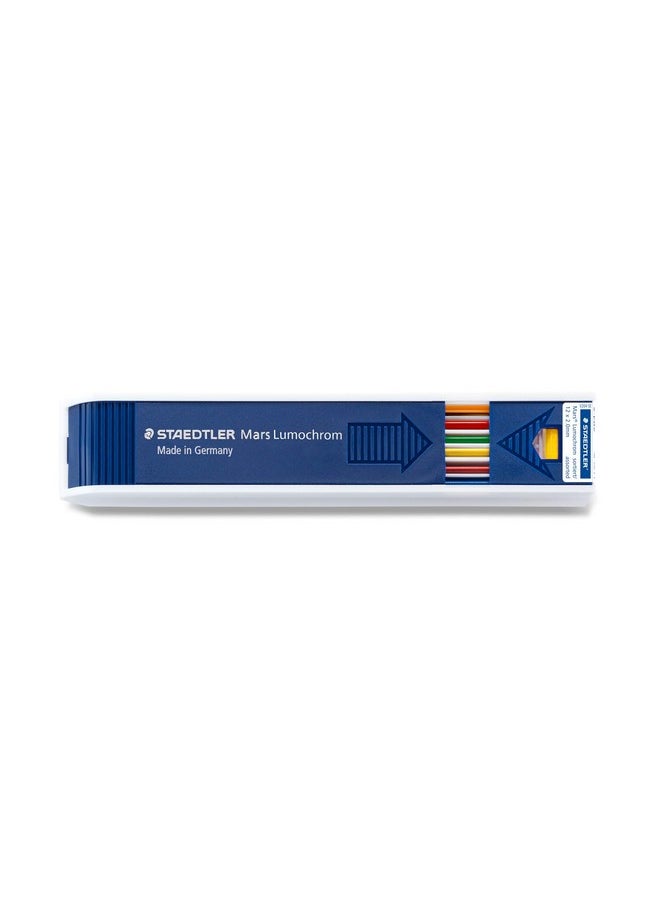 STAEDTLER STAEDTLER Mars 2 Mm Colour Leads In Assorted Colour Pack Of 12 Leads 