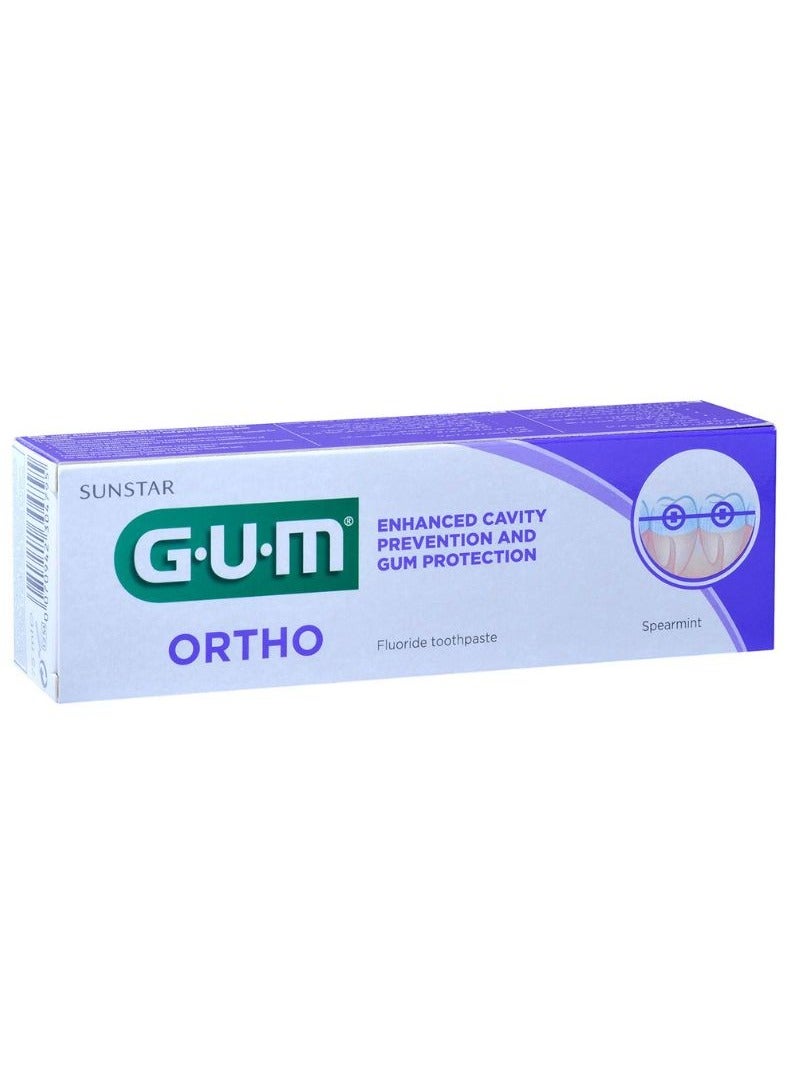 Gum Ortho Spearmint Toothpaste Gel 75ml - Image 1