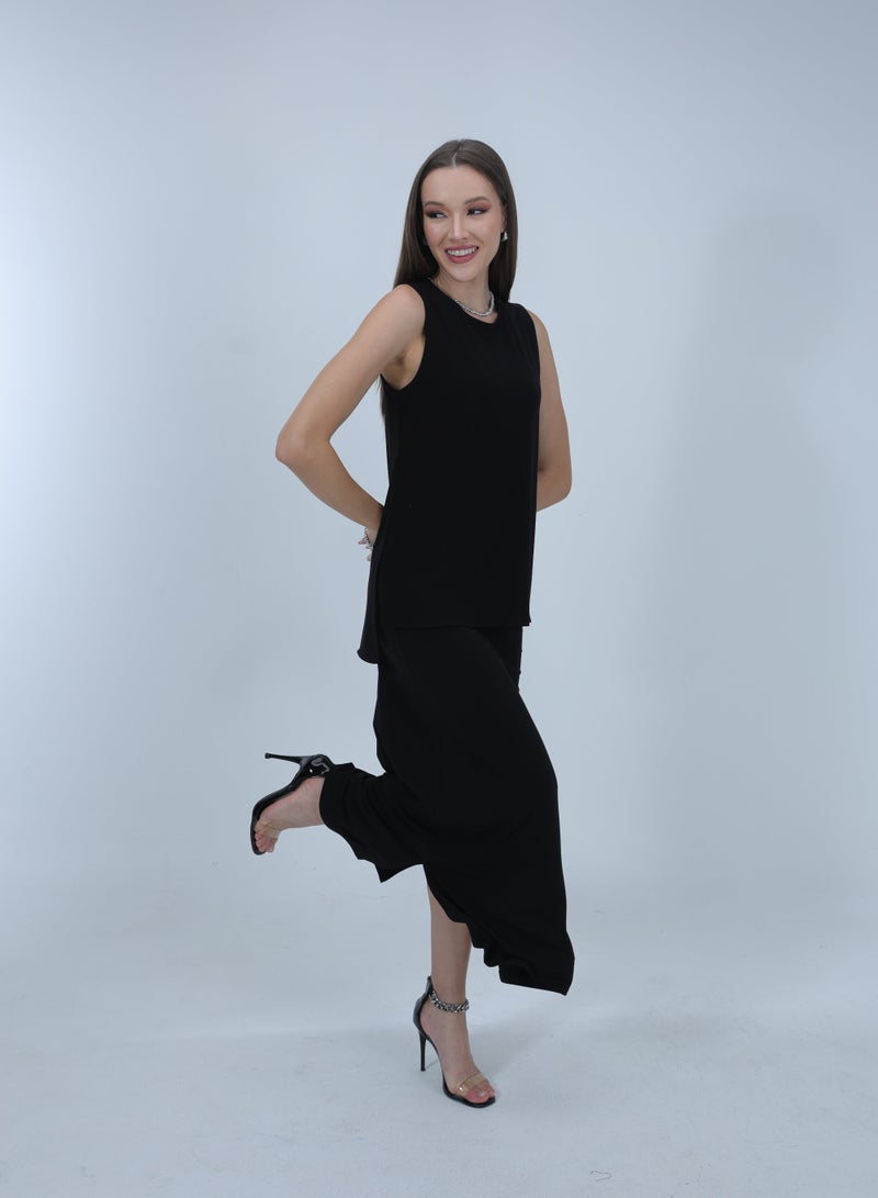 Etta Ruby Black Sleeveless Top - Image 4