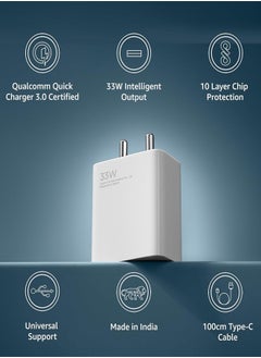 Super fast Charger 33W Turbo Adapter Type-C For Mi Xiaomi Devices - White - pzsku/ZE4669BAC92A9FD65A2C5Z/45/_/1740412625/eb4e1de9-2848-405f-8687-20bdf8b51454